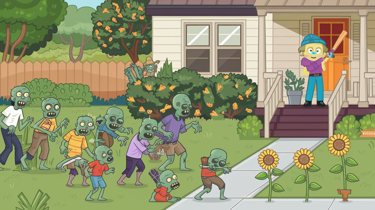 PVZ Fusion gameplay screenshot